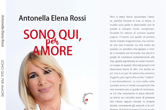 Libro 'Sono qui per amore' della psicologa antonella Rossi